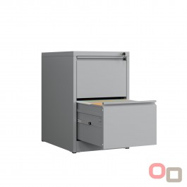 Max Metal Filing Cabinet 2 Drawers - 4 Colours