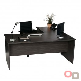 Desk And Universal Return 189 - Blackened Linewood