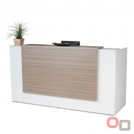 Excel Reception Counter - Tawny Linewood 1500