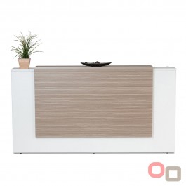 Excel Reception Counter - Tawny Linewood 1800