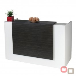 Excel Reception Counter - Blackened Linewood 1500