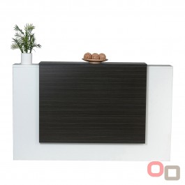 Excel Reception Counter - Blackened Linewood 1800