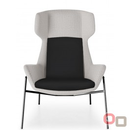 Aquila One High Back Lounge Chair - 13 Base Options