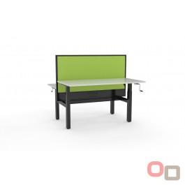 AGILE Manual Height Adjustable Double Desk Winder 1800 - More Sizes