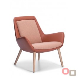 Aquila One Low Back Lounge Chair - 13 Base Options