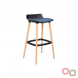 Aurora Timber Stool With Seat Pad