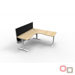 BOOST+ Electric Height Adjustable Corner Workstation 15x15