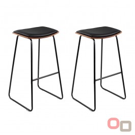 Bar Stool with Padded Vinyl Seat 