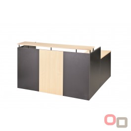 Solo Reception Counter with Full Modesty Return 1800