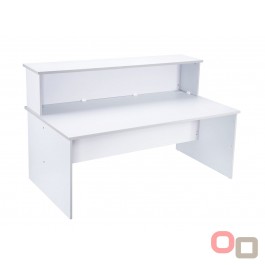 Straight Front Reception Desk Plus Hob