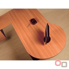 P - End Executive Desk 2100 - 5 Colours