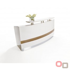 SOHO Bow Front Conservatory Reception Counter - 2200
