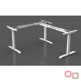 Argo Plus Electric Corner Workstation FRAME - WHITE