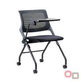 Zax Cross Training Chair with Tablet - Black or Silver Frame