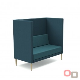 Quiet High Two Seater Privacy Lounge