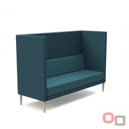Quiet High Three Seater Privacy Lounge