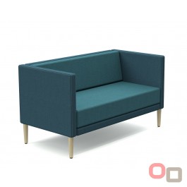 Quiet Low Two Seater Lounge