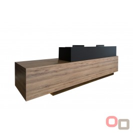 Modern JAZZ Reception Counter With Black Hob