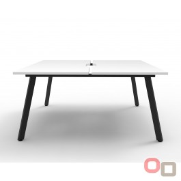 Eternity Profile Legs Double Desk 1800