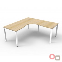 Deluxe Infinity Profile Corner Workstation 1500