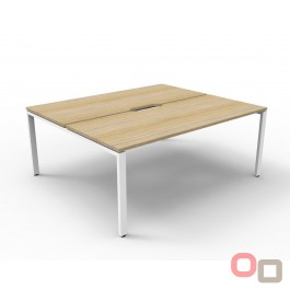 Deluxe Infinity Profile Double Desk 1500