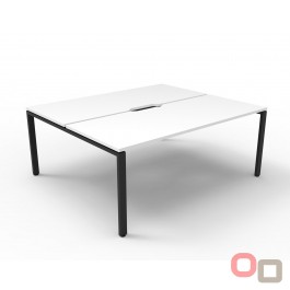 Deluxe Infinity Profile Double Desk 1800