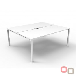 Deluxe Infinity Profile Double Desk 1200