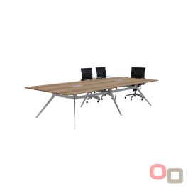 Delta Chrome Boardroom Table 3600 x 1200 - Many Options