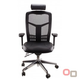 Mesh Deluxe Executive Leather Chair