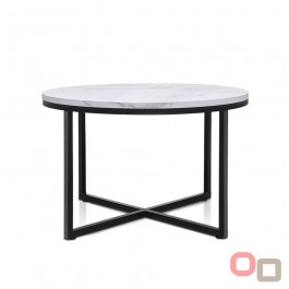 Cross Bar Round Coffee Table 700
