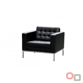 Como Single Seater Leather Lounge