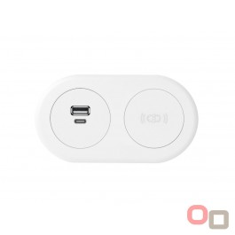 Echo Duo USB and Wireless Charge Surface Mounted Module