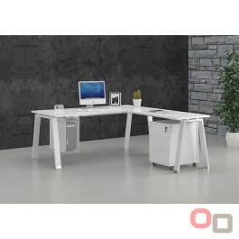 Edge Metal Frame Corner Workstation 1500 - Many Options