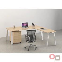 Edge Metal Frame Corner Workstation 1800 - Many Options