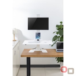 Premium Electric Desk Riser Single Monitor