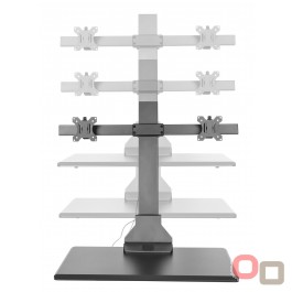 Premium Electric Desk Riser Double Monitor