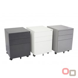Metal Mobile Pedestal with Lock - 390W
