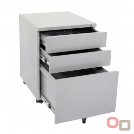 GO Metal Mobile Pedestal with Lock 460W - 4 Colours
