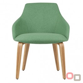 Gold Breakout Tub Chair - Timber Frame