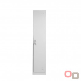 Zip Single Door Metal Storage Locker - 2 Colours