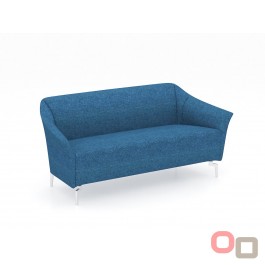 Venice Fabric Reception Lounge - 2 Seater