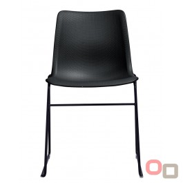 Lumin visitor Chair All Black - Check Stock*