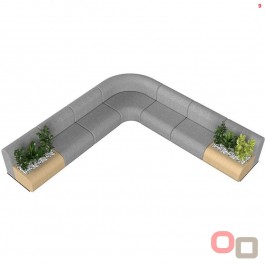 Grove Modular Sofa - Configuration 9