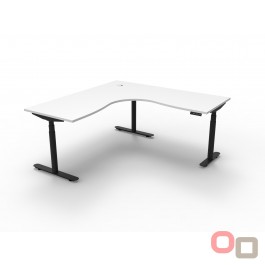 HALO+ Electric Height Adjustable Corner Workstation - 15x15
