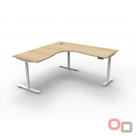 HALO+ Electric Height Adjustable Corner Workstation - 18x18