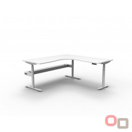 HALO+ Electric Height Adjustable Corner Workstation - 18x15