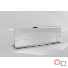 HUGO PLUS White 2 Pack Reception Counter 3200