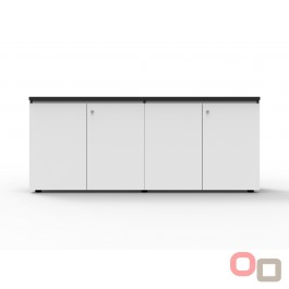 Infinity Swing Door Cupboard or Hinge Door Credenza 1800 WHITE 