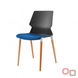 Prism Beech Wood Leg Frame - Seat Pad