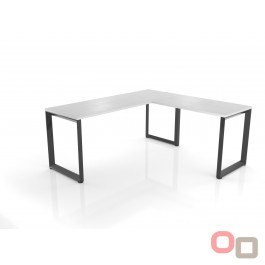 Infinity Anvil Loop Legs Corner L-Shaped Workstation 1818
